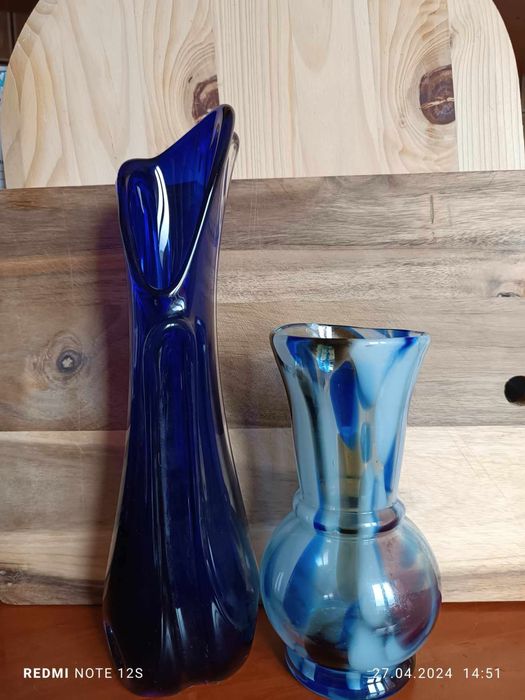 Wazony prl kobaltowy i mozaika