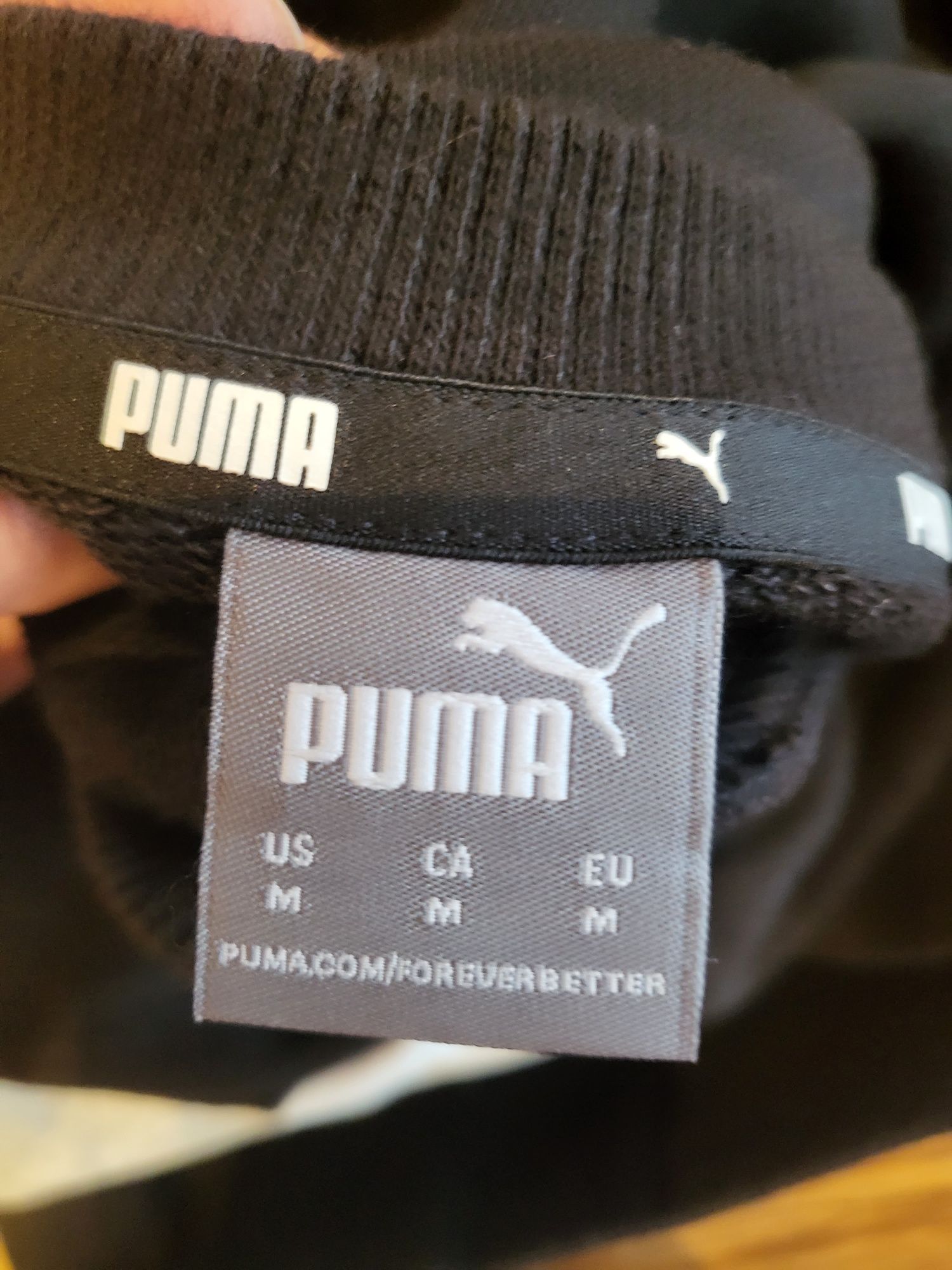 Bluza puma roz S-M czarna biała nowa sweter