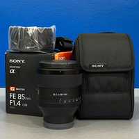 Sony FE 85mm f/1.4 GM (3 ANOS DE GARANTIA)