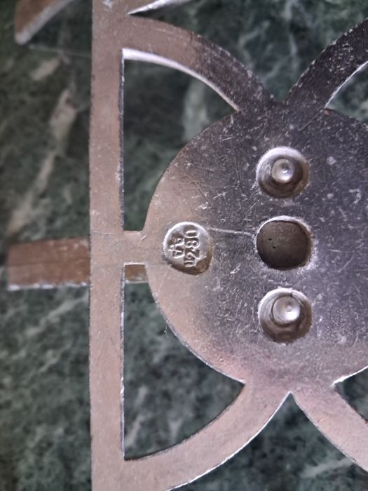 Вішак настінний металевий алюмінієвий