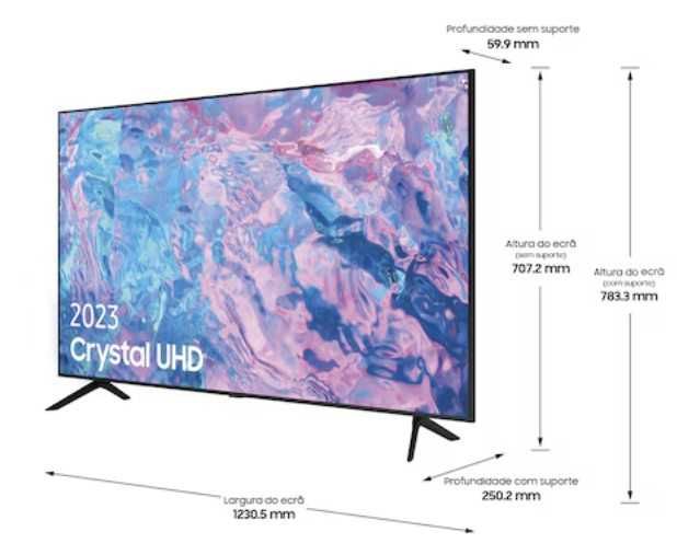 TV 55" Crystal UHD 4K CU7105 (Smart TV - 2023)