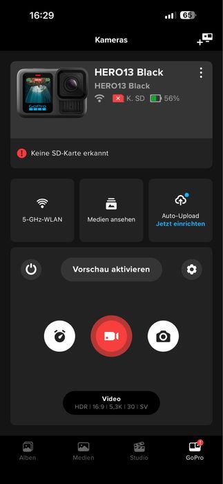 Gopro Hero 13 Black 5.3K Akcesoria Baterie Pokrowiec Wifi