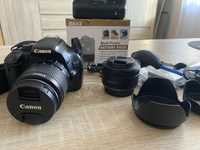 Canon EOS 550d + dwa obiektywy ZESTAW