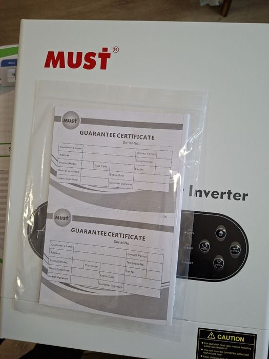 Інвертор Must PV18-3024 24V 3 кВт Київ, безкоштовна доставка