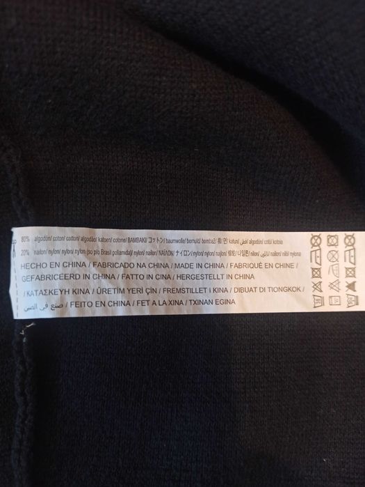 Джемпер мужской черный ZARA размер XL