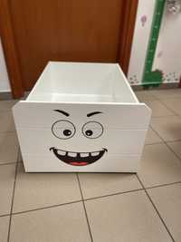 Szafa pudełko dla zabawek w pokój dziecięcy skrzynka