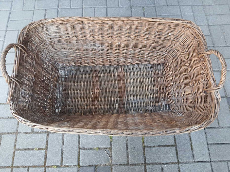 Kosz wiklinowy duży