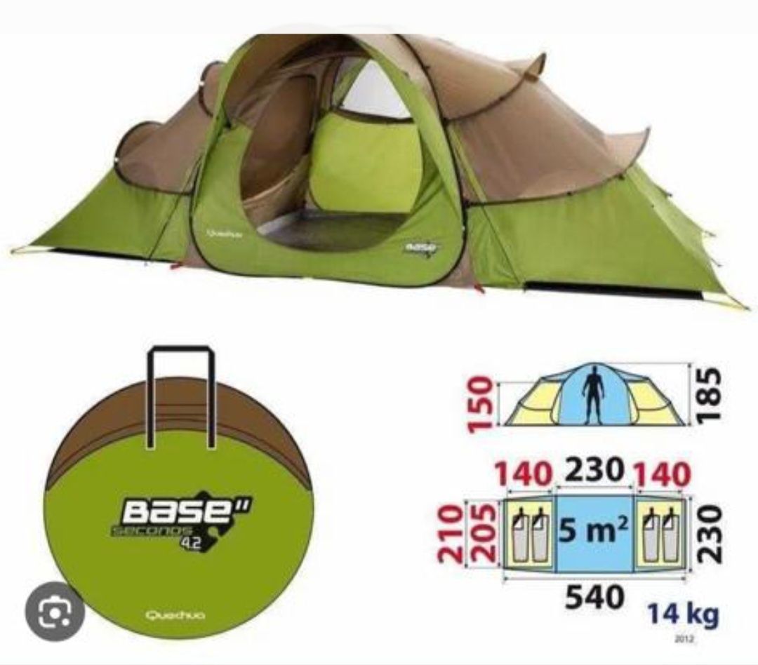 Quechua Tenda campeggio seconds family 4.2