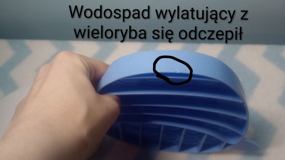 Pop it wieloryb zabawka