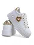 2 KOLORY 36 37 38 sneakersy 39 40 41 trampki na platformie serce cyrko