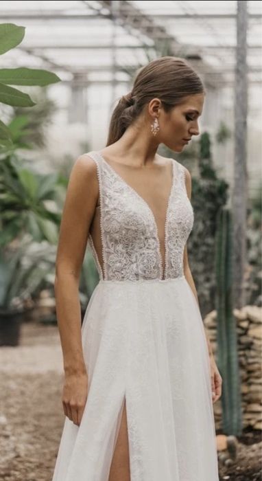 Przepiękna suknia ślubna Eliany Kresy 34/36 2021 - jedyna taka okazja!