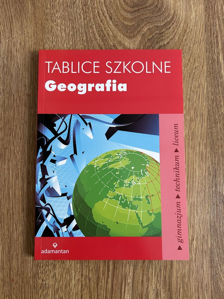 Tablice szkolne Geografia wyd. Adamantan