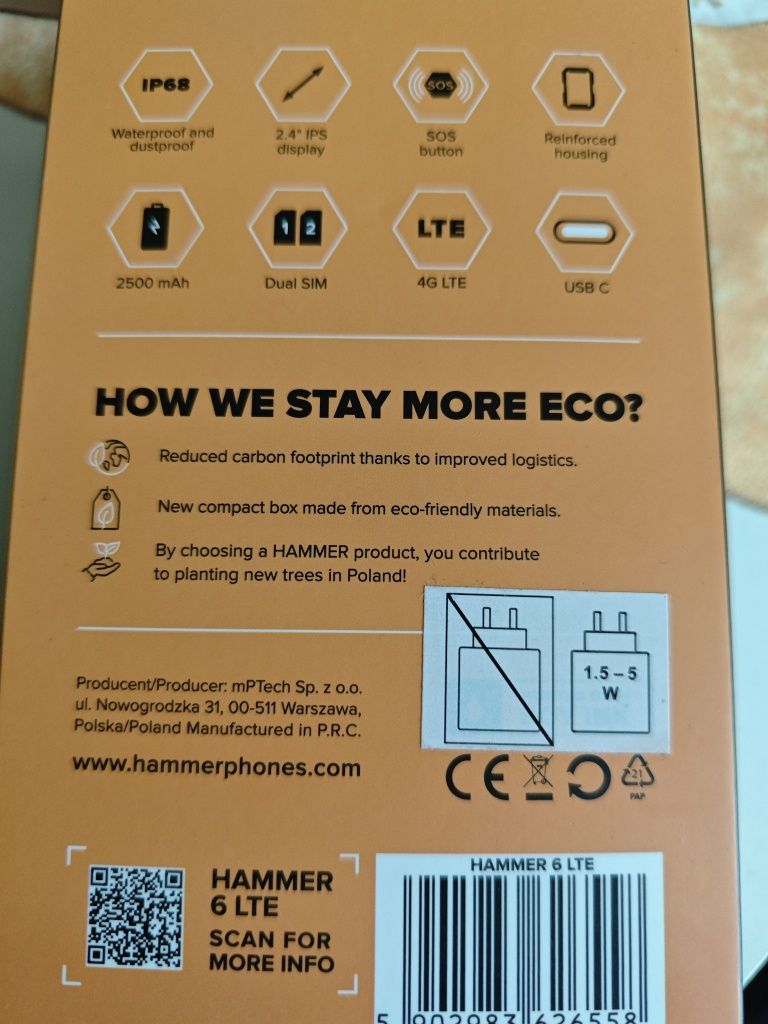 HAMMER 6 LTE czarny