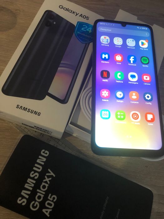 Vendo Samsung Galaxy A05 4g Ram 512GB em Memória Externa e mais 64GB
