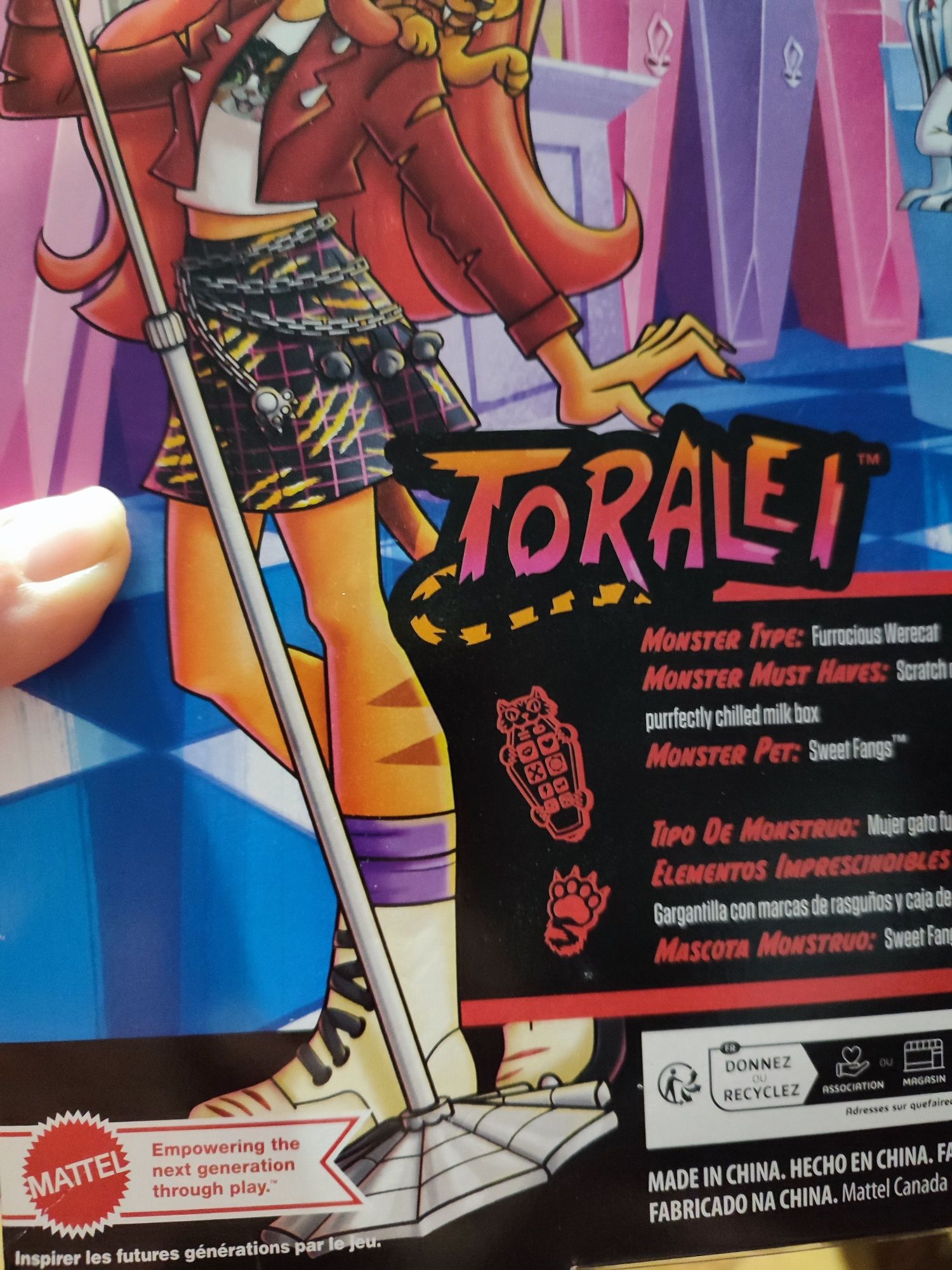 Лялька Монстер Хай Тора Торалей Monster high Toraley