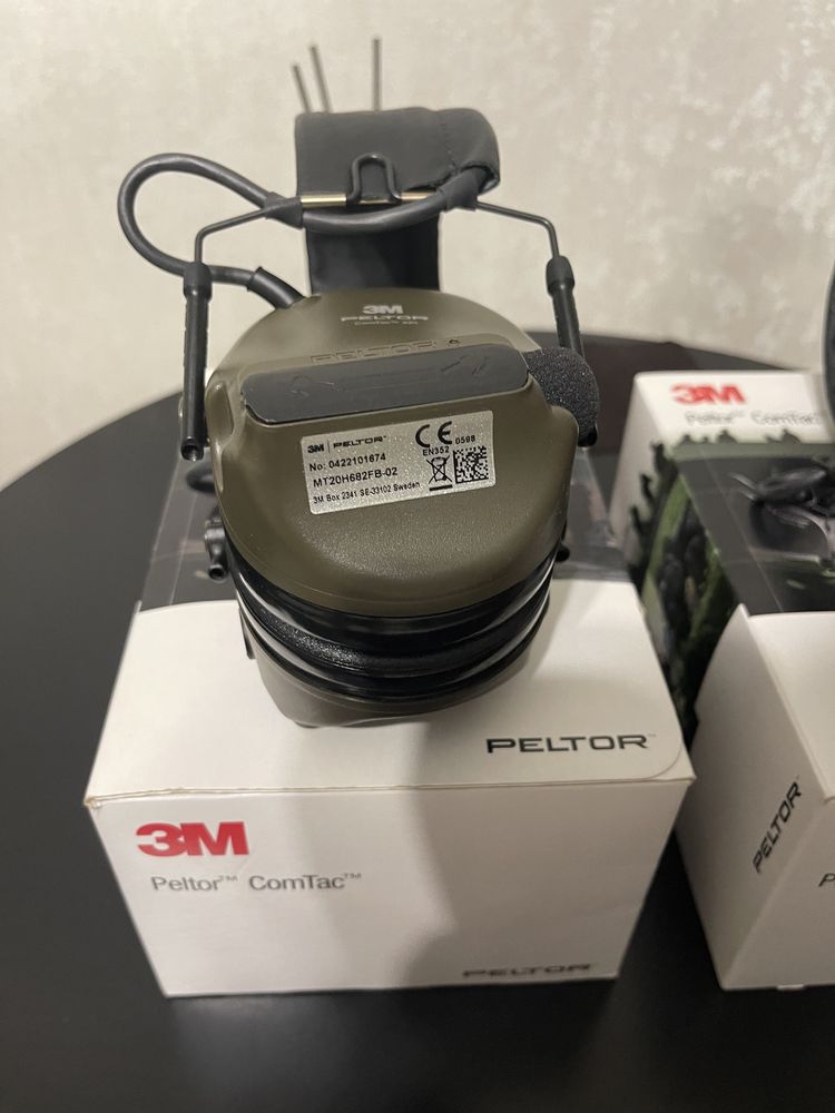 Активні навушники 3M Peltor ComTac XPI. Green, Black. НОВІ‼️ Швеція