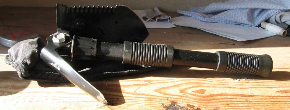 комбо лопата\мотыга\пила складная