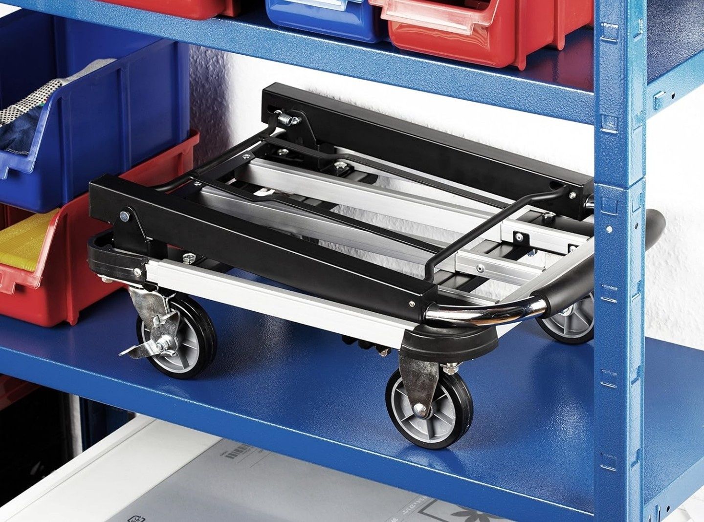 Carrinho de Transporte Dobrável e Extensível 150Kg