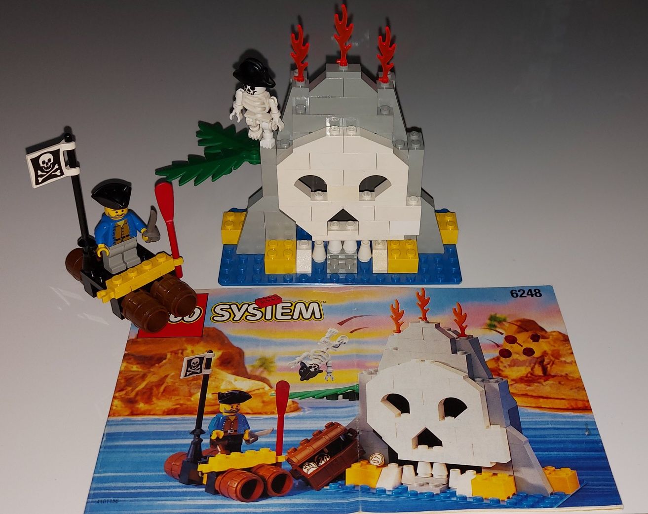 Lego 6248 Pirates Jaskinia Wulkan Wyspa + Instrukcja