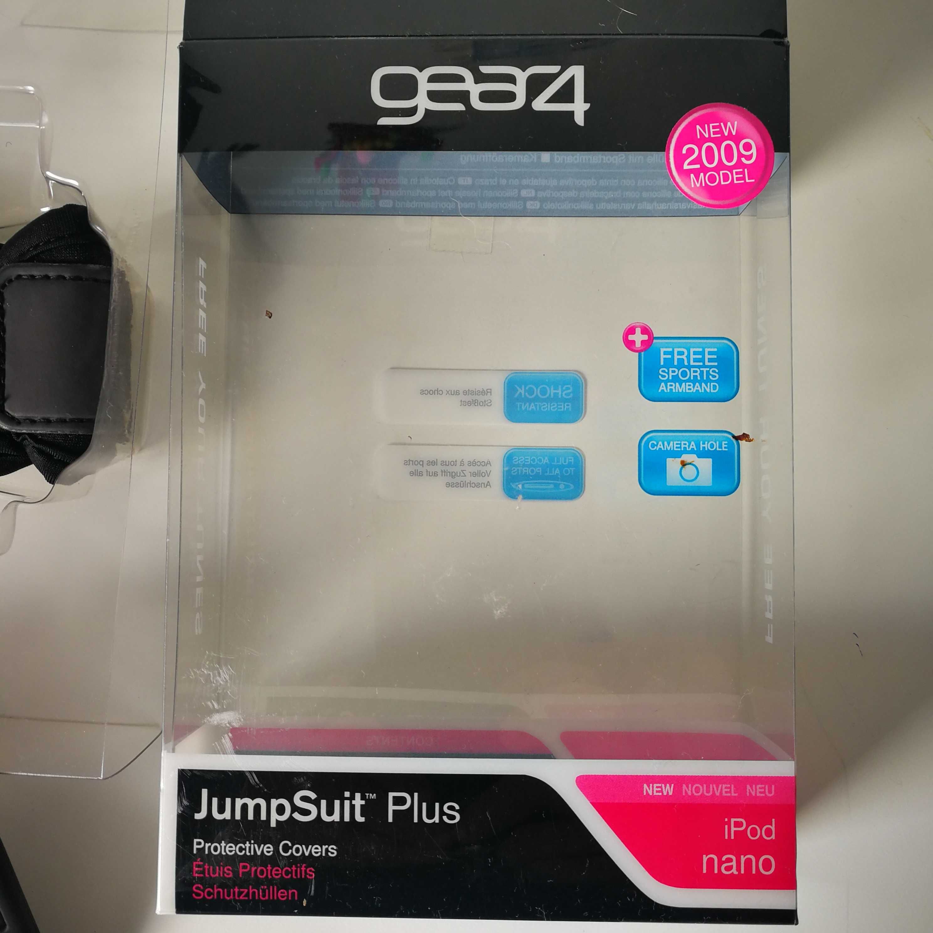 GEAR4 - Capas Silicone e fita braço iPod Nano