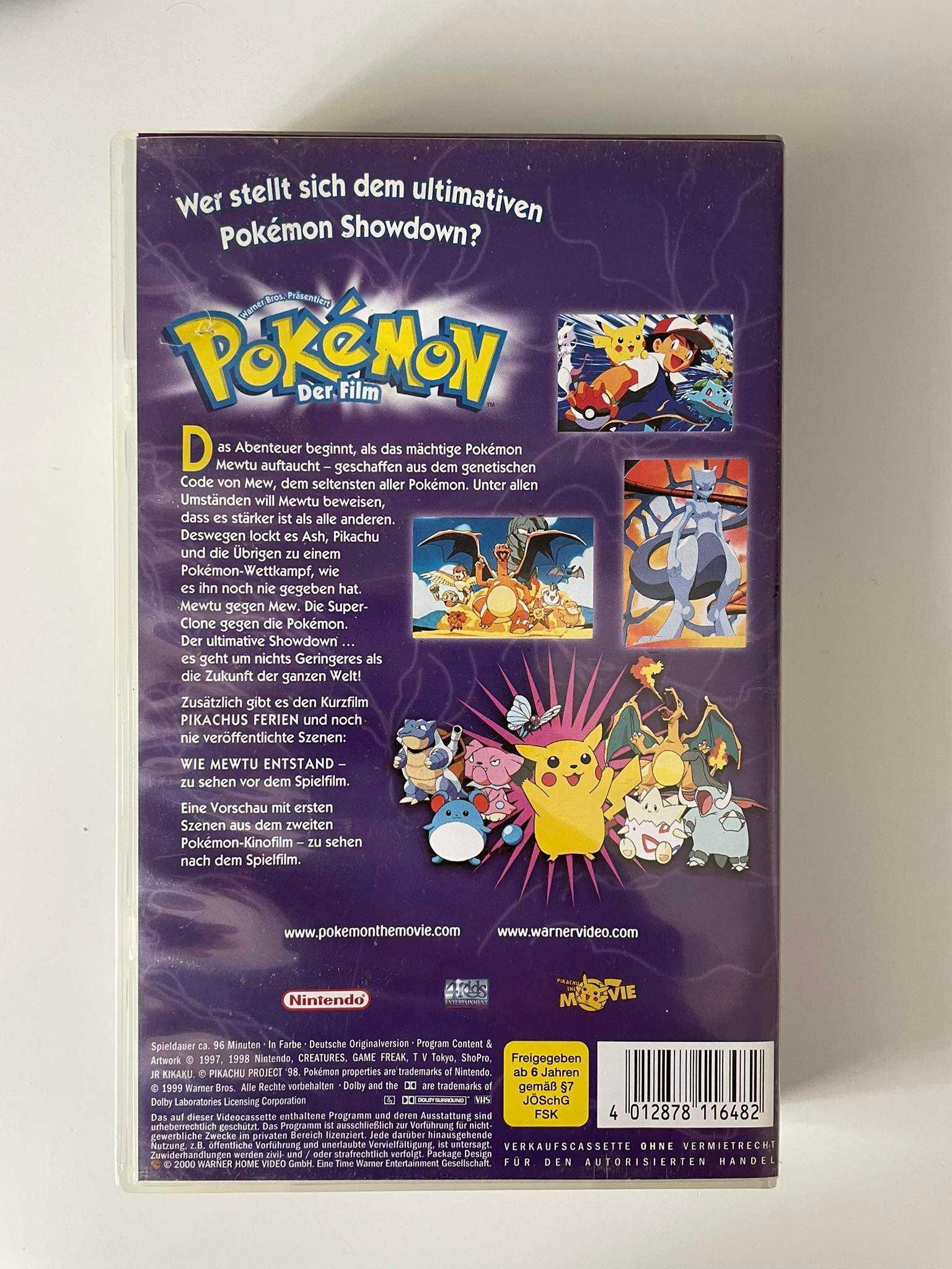 Pokemony kaseta VHS