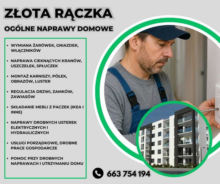 Złota Rączka – Ogólne naprawy domowe