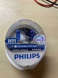 Лампа philips h11 diamond vision