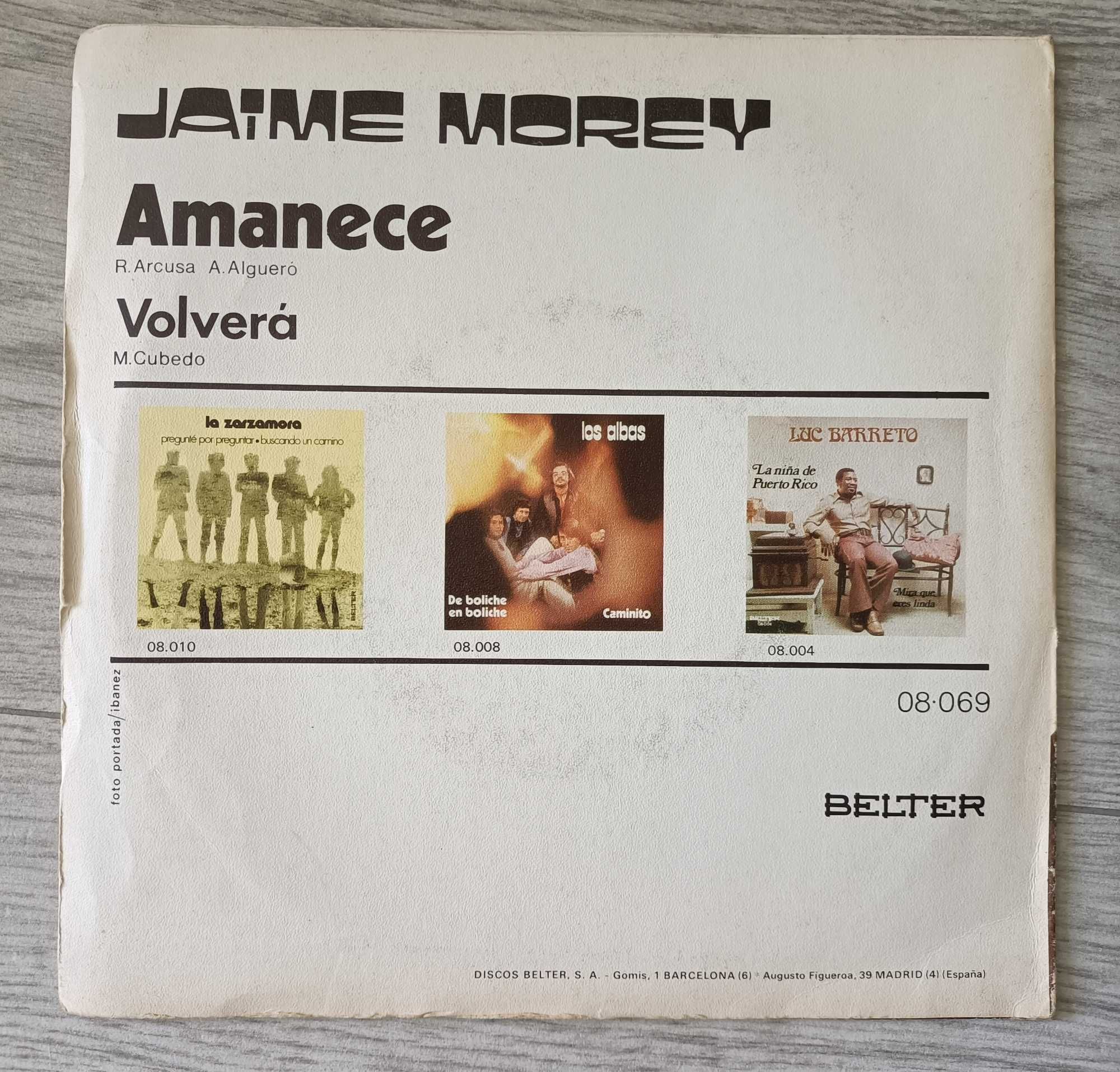 Jaime Morrey - Amanece - 7''
