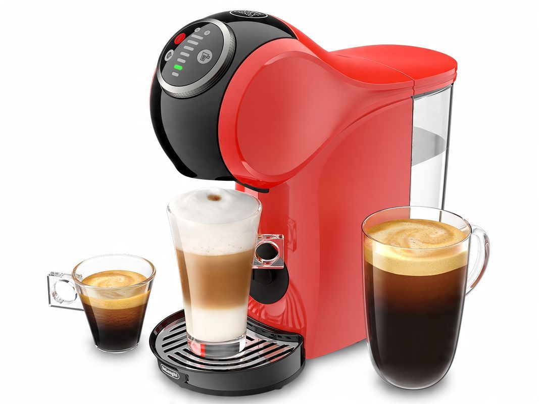 Ekspres ciśnieniowy De'Longhi Genio Plus Edg315.r 1460 W czerwony