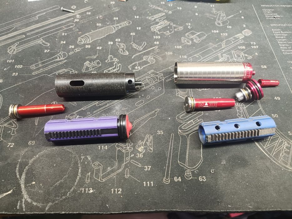 Material de airsoft internos etc