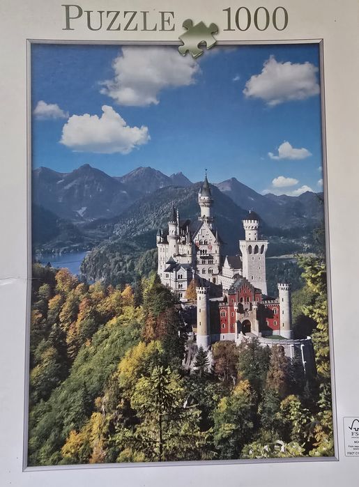 Puzzle 1000 elemen. Zamek Neuschwanstein