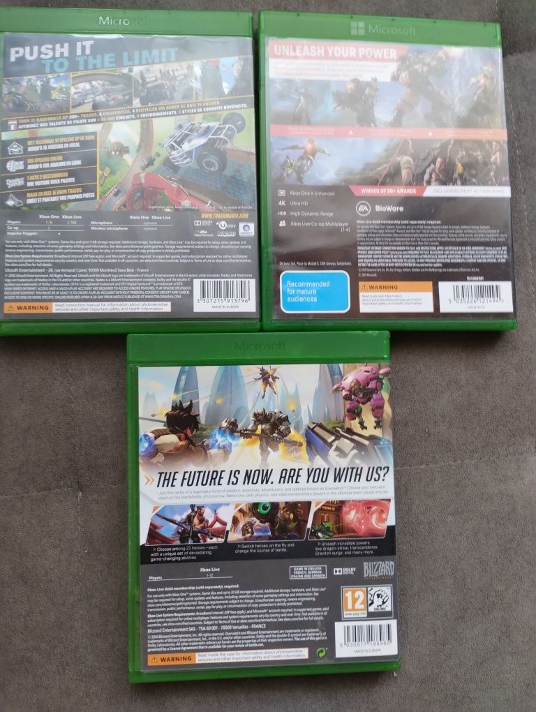 Gry Na Xbox One 3szt
