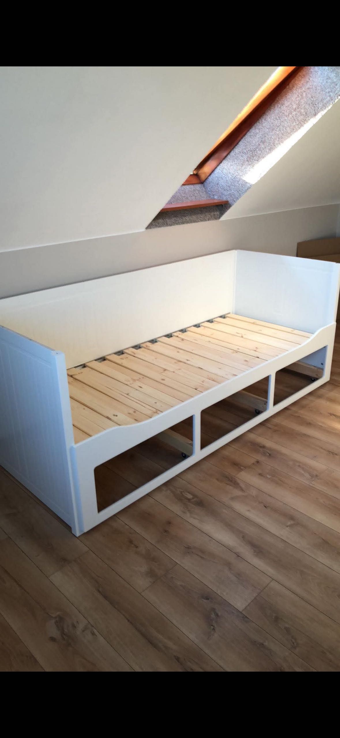 Łóżko IKEA HEMNES rozkładane, stan bardzo dobry