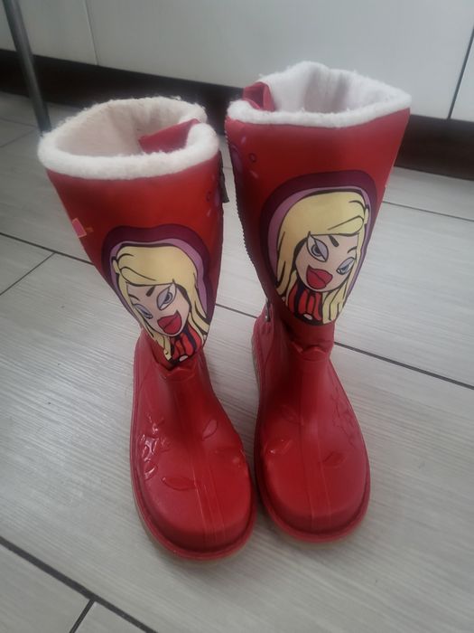 Kalosze Bratz   ocieplane polarkiem rozm 32-34 jak nowe
