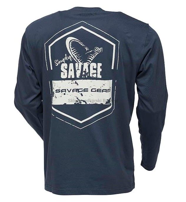 Koszulka Savage Gear Simply Savage 3-Stripes Polo M