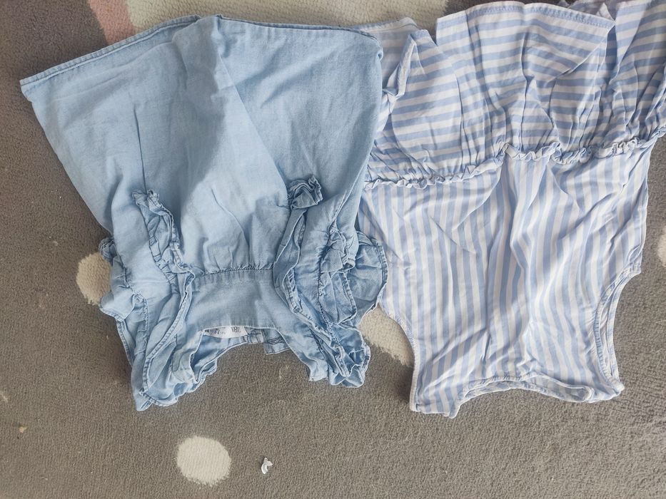 Komplet bluzeczek letnich Zara 92 + gratis