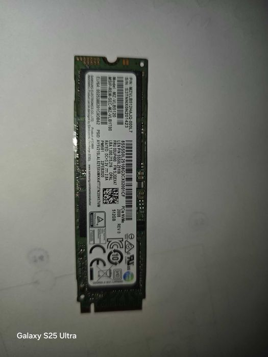 SSD Samsung M.2 2280 PCIe 3.0 x4 500 Gb