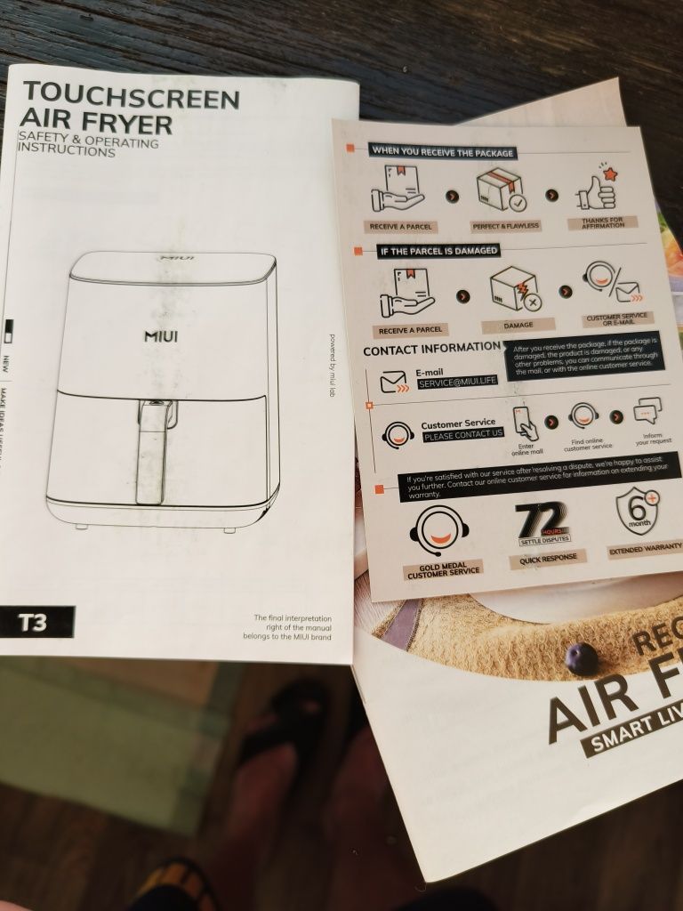 Аэрогриль ,  мультипечь Xiaomi MIUI Air Fryer T3