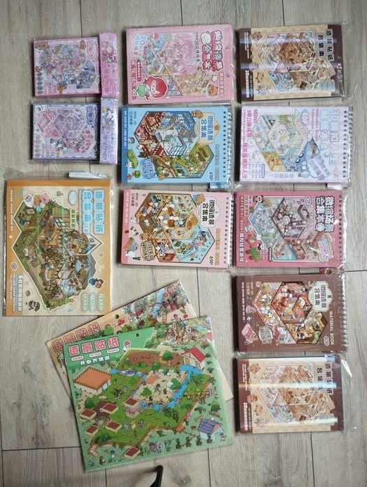 Альбом румбокс 20 кімнат, румбокс 10 кімнат , Наклейки для творчості