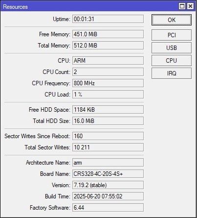 Mikrotik CRS328-4C-20S-4S+ [RM] + 8x SFP 1G-LX-31