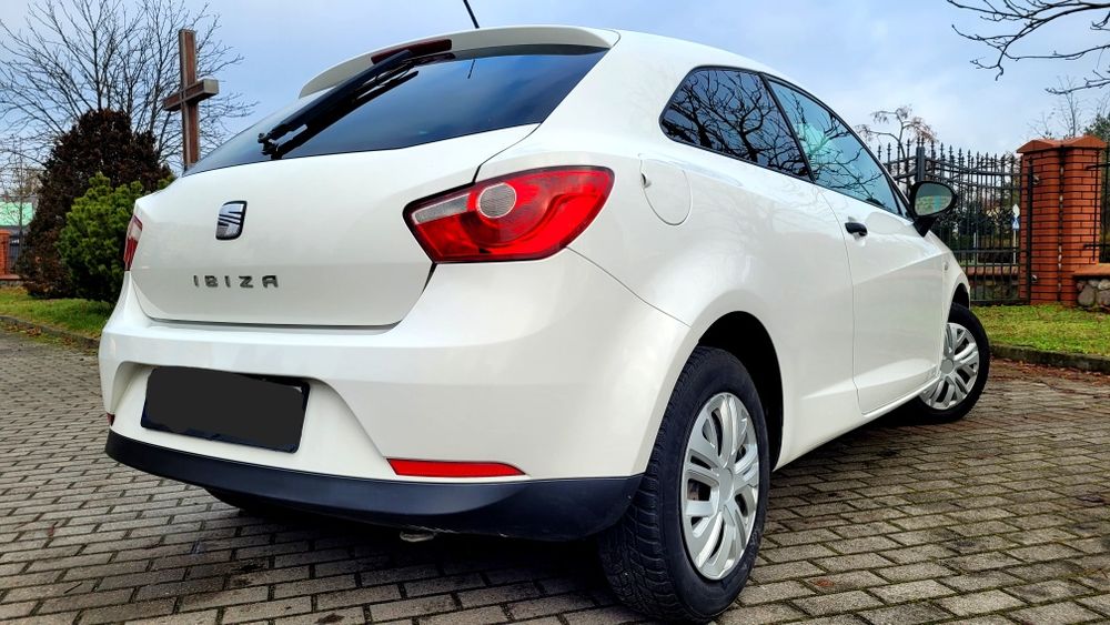 BIAŁA DAMA!Ibiza 1.2 benzyna z Klimą!Stan WZOROWY!