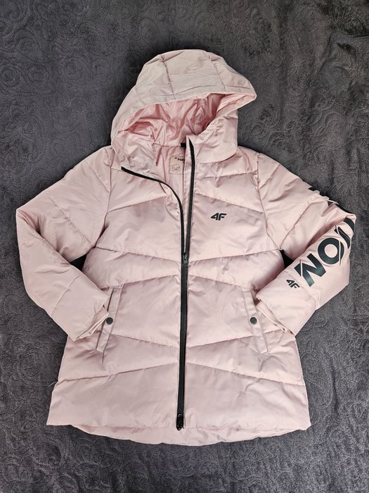 Kurtka 4f dziewczęca zimowa płaszcz płaszczyk narciarska stok śnieg