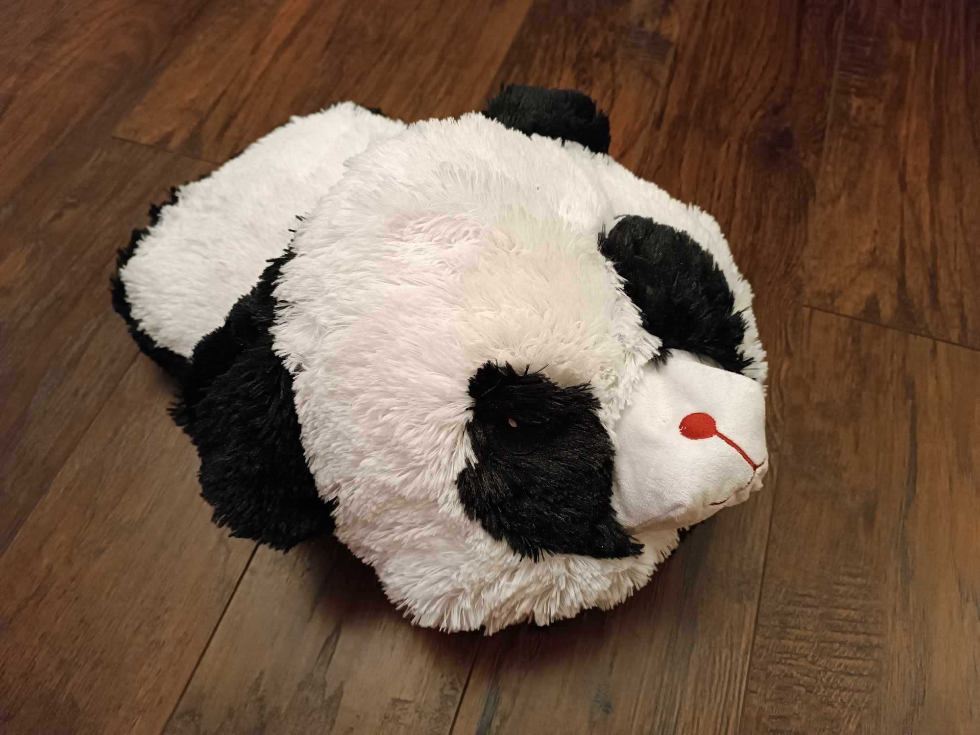 Ocieplacz do nóg miś panda z futerkiem legowisko