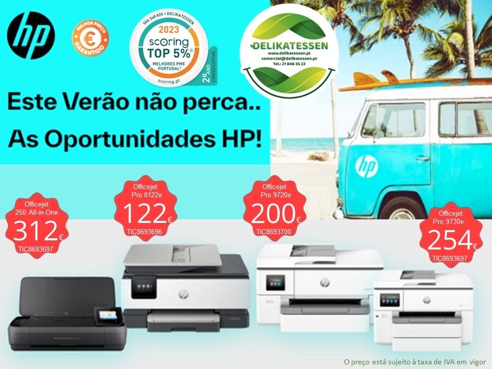 Multifunções HP promos de verao durabte o mes de julho
