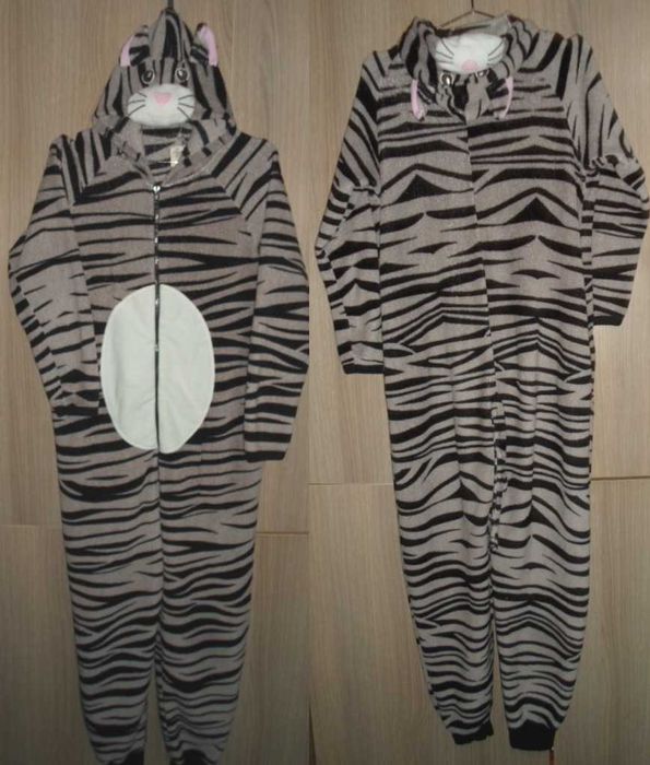 пижама кигуруми комбинезон слип флисовый размер S/M