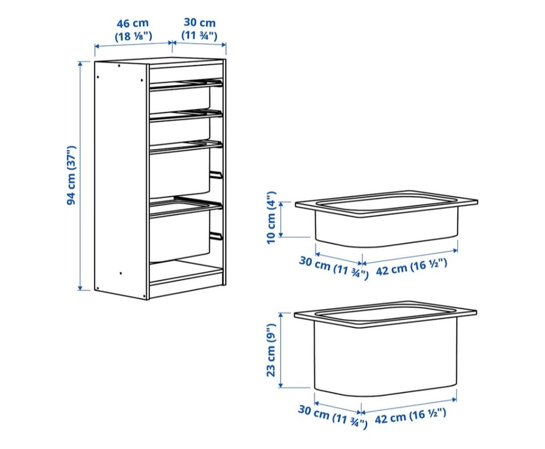 Regał Trofast z Ikea