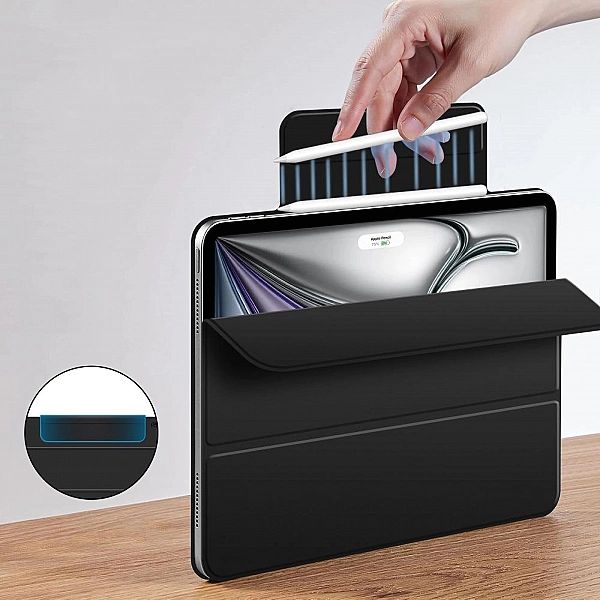 Tech-Protect Smartcase Magnetic Ipad Air 13" 1 / 2 / 2024, 2025 Black