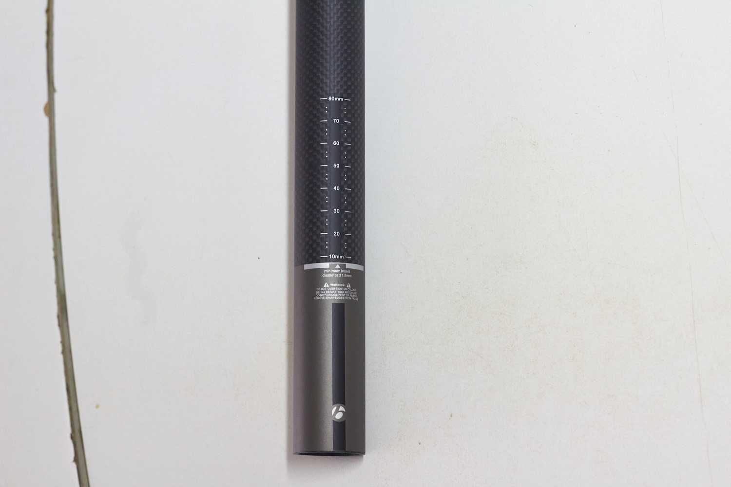 Espigao para selim carbono – 31.6 mm / 400 mm