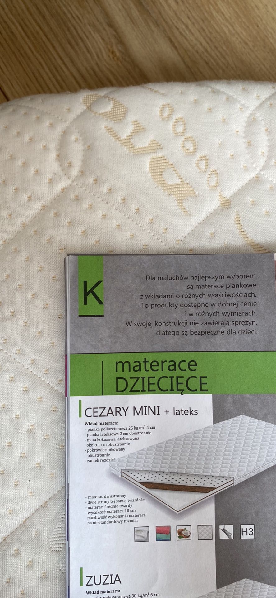 Nowy materac dla dziecka 90x200 ALKA