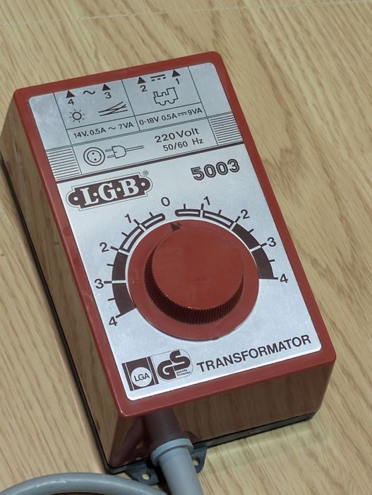 Tanio transformator impulsowy do kolejki LGB